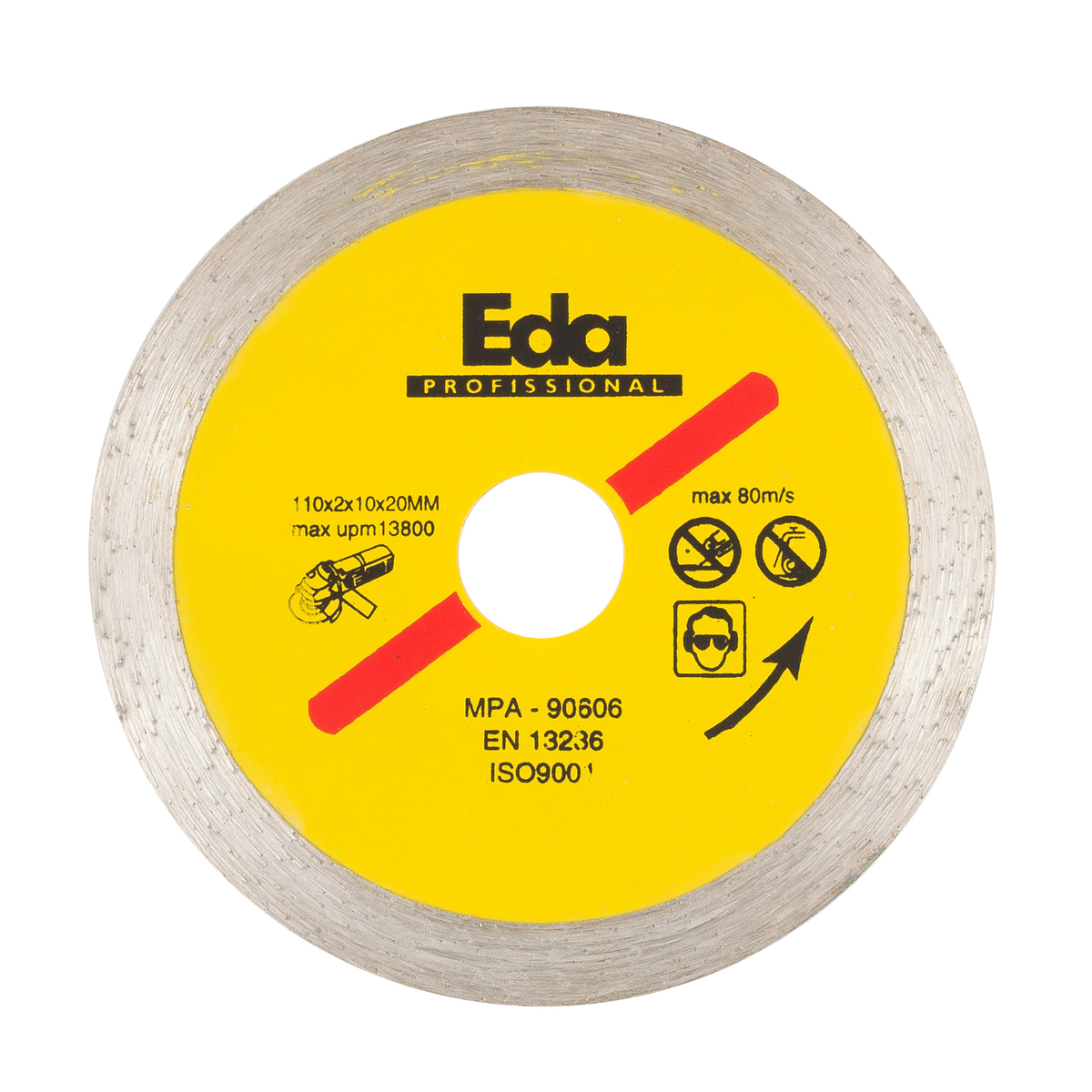 Disco Diamantado Liso 110 mm (4.1/2″)