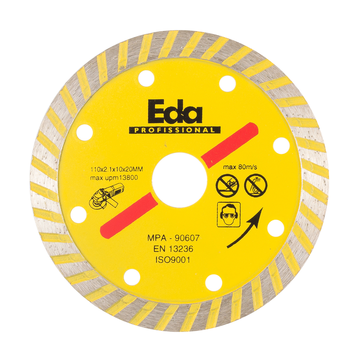 Disco Diamantado Turbo 110 mm (4.1/2″)
