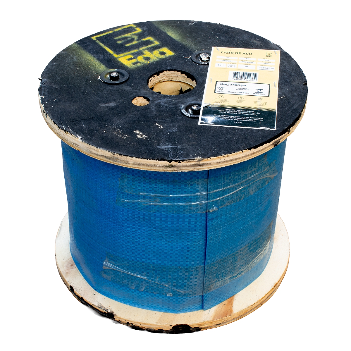 Cabo de aço 1/4″ – 6,4 mm (bobina de 200m) 6×7 AF Zincado