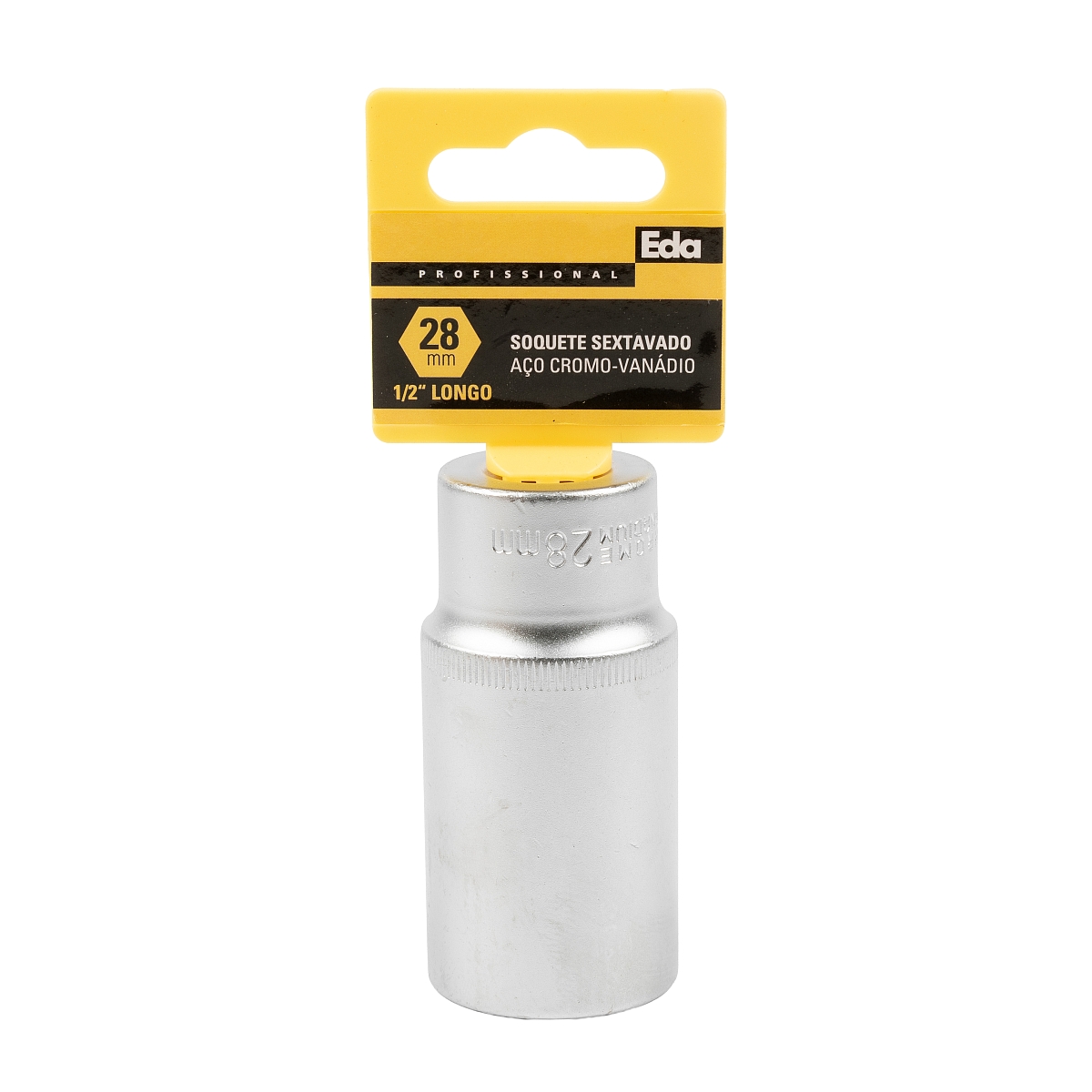 Soquete Sextavado CR-V Longo 1/2″ 28mm