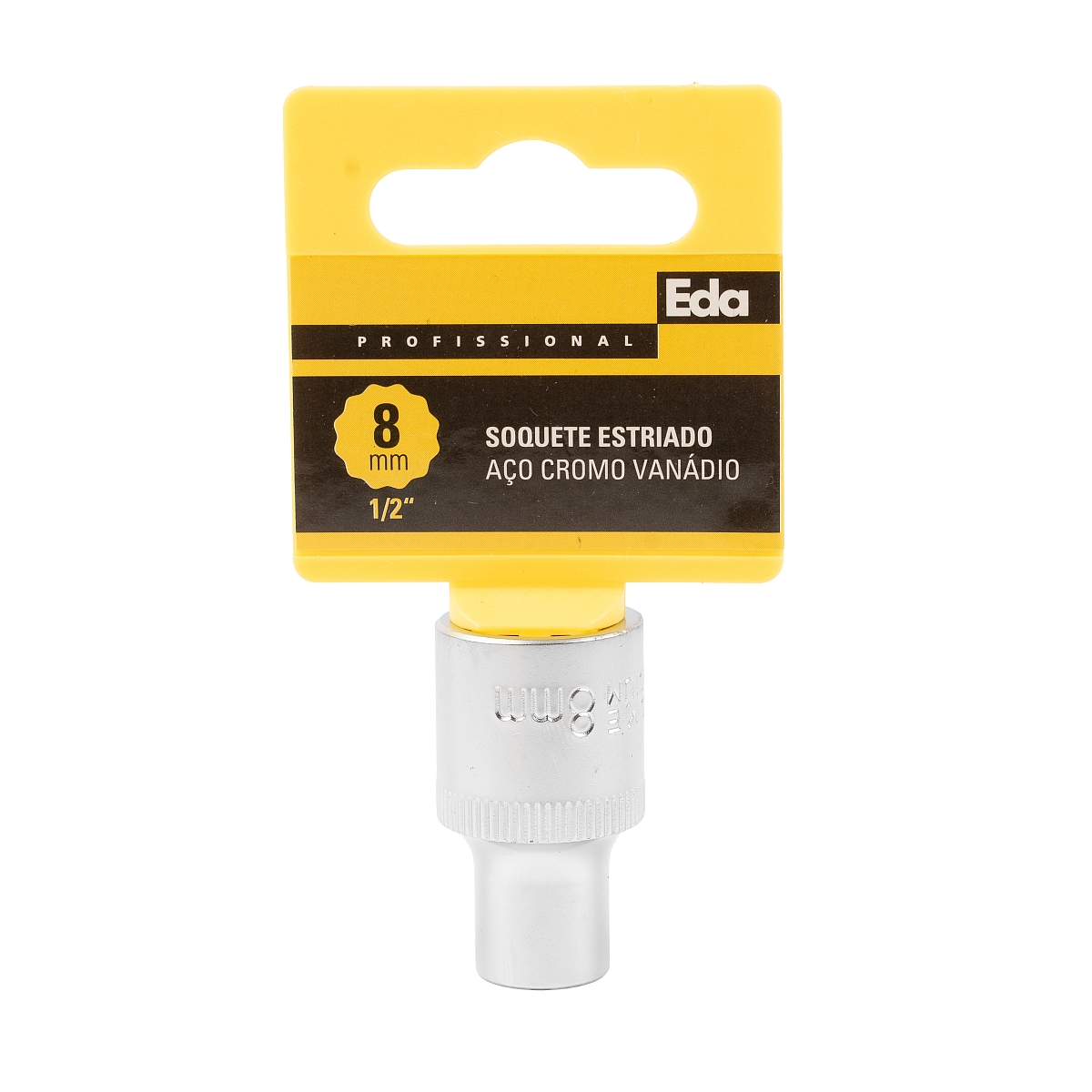 Soquete Estriado CR-V 1/2″ 8mm