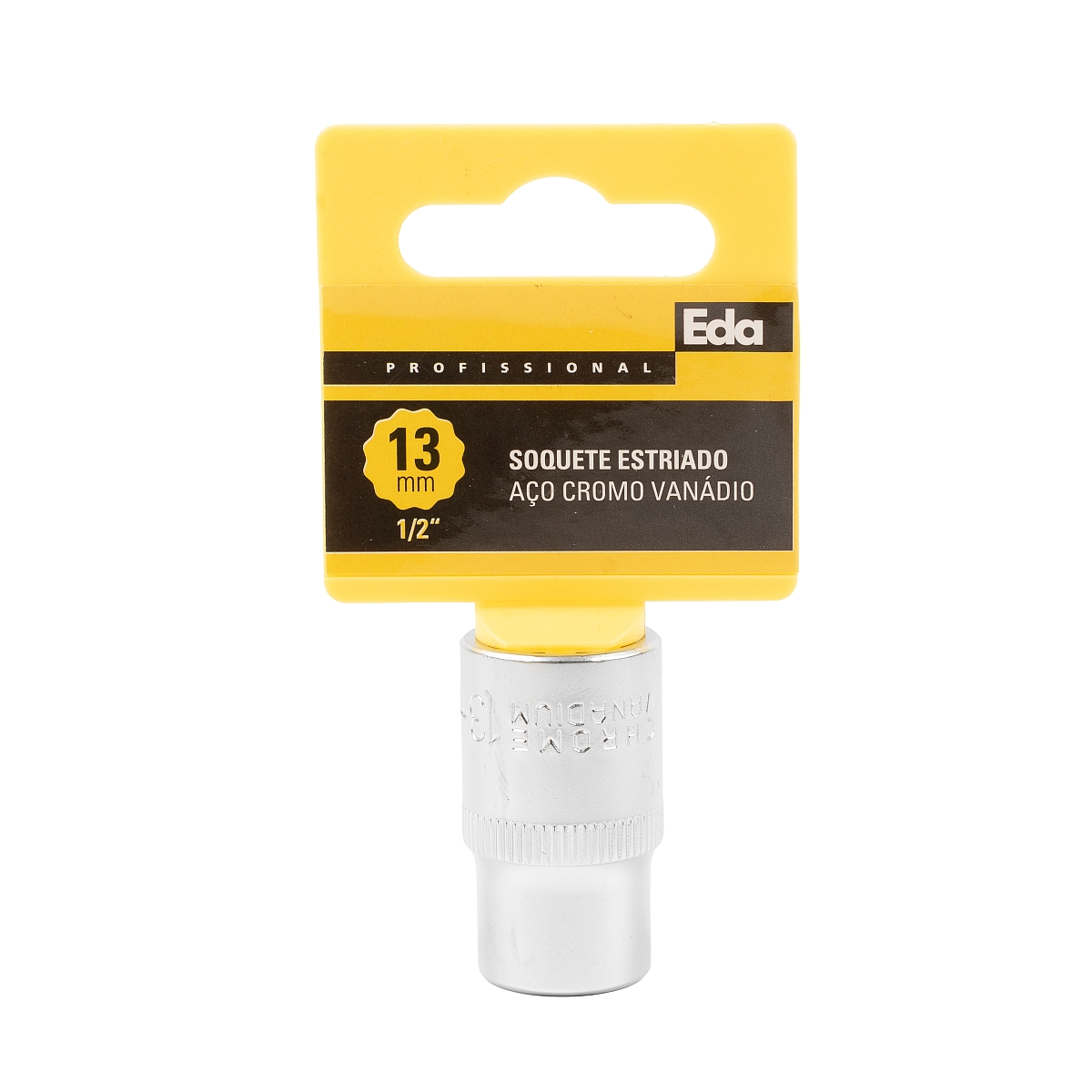 Soquete Estriado CR-V 1/2″ 13mm