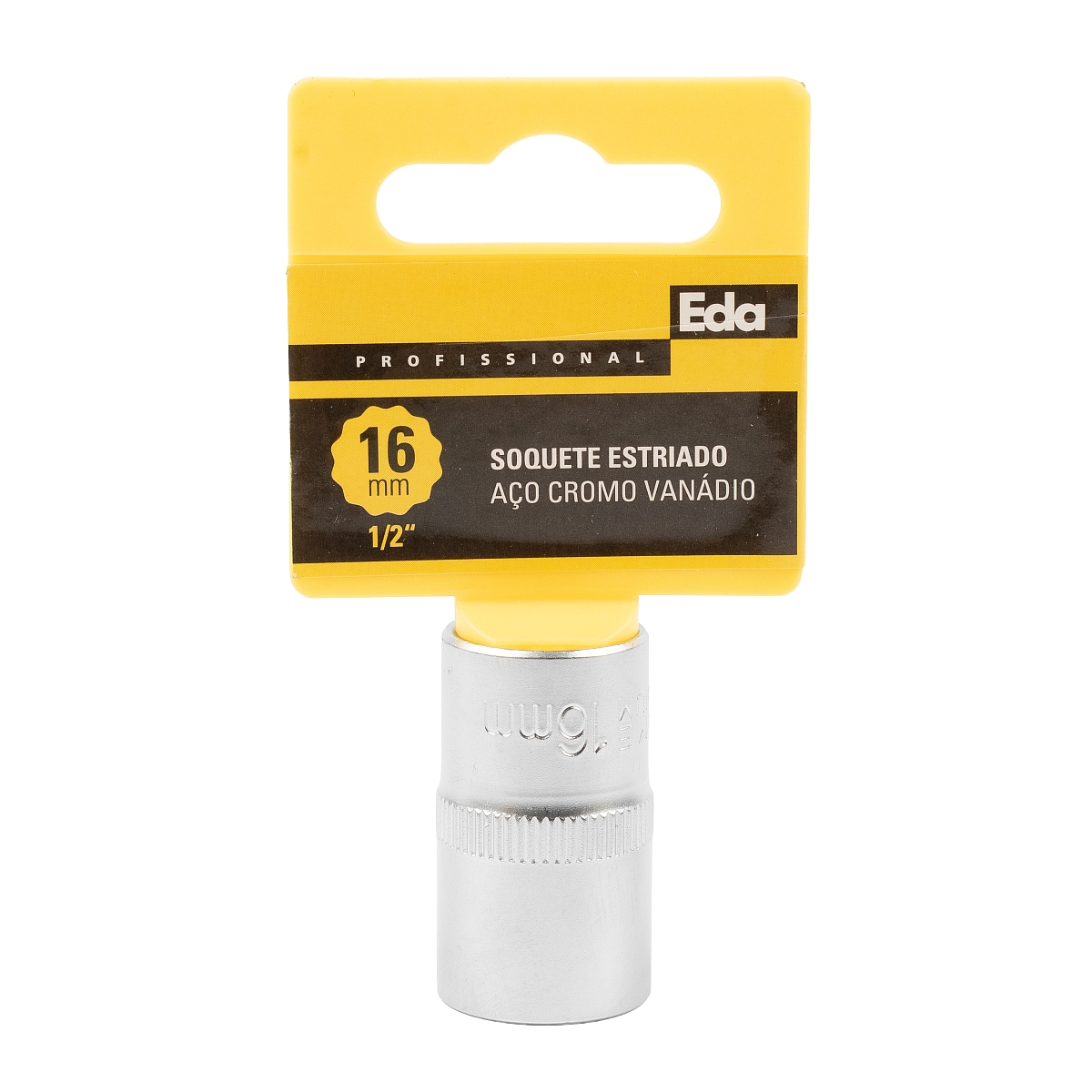 Soquete Estriado CR-V 1/2″ 16mm