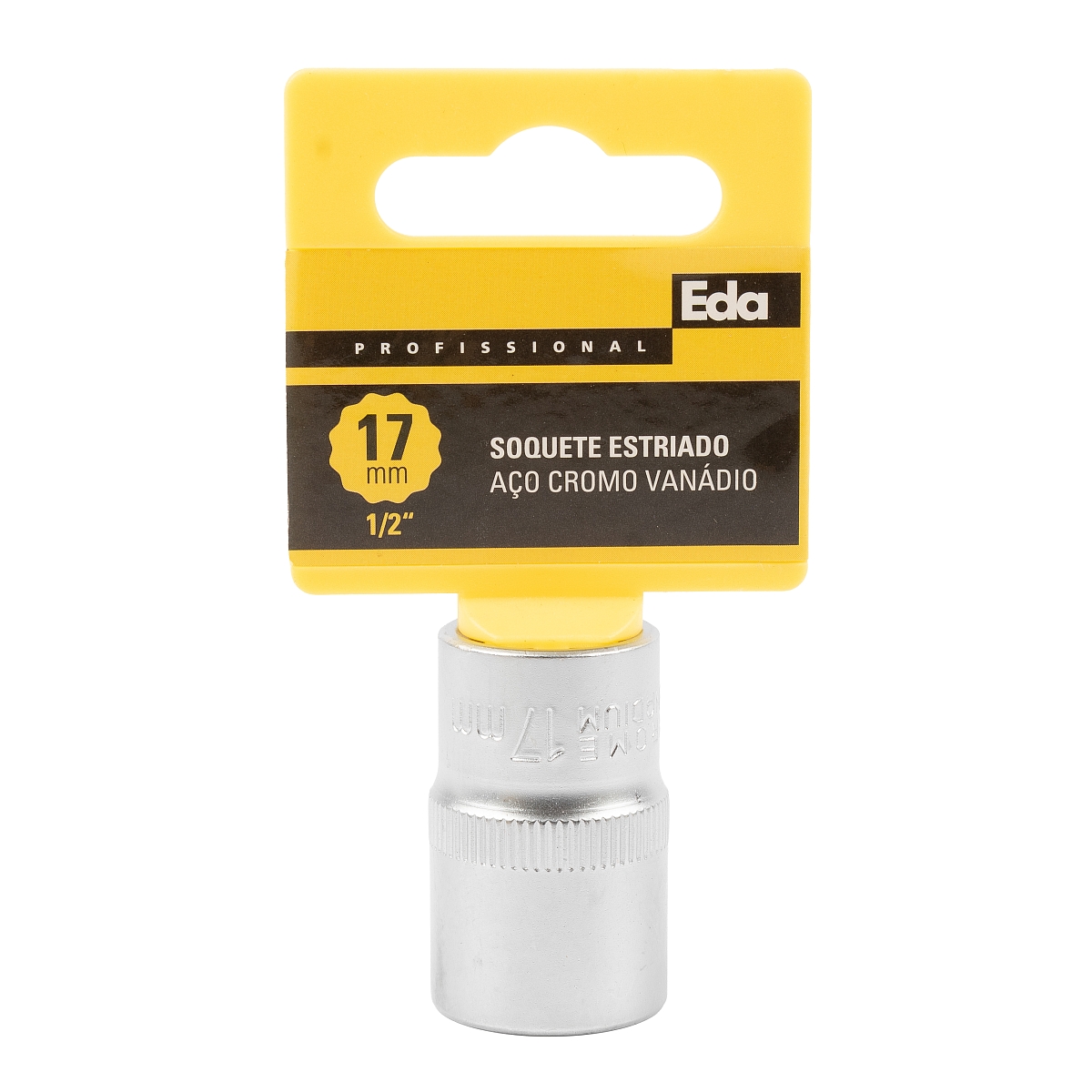 Soquete Estriado CR-V 1/2″ 17mm