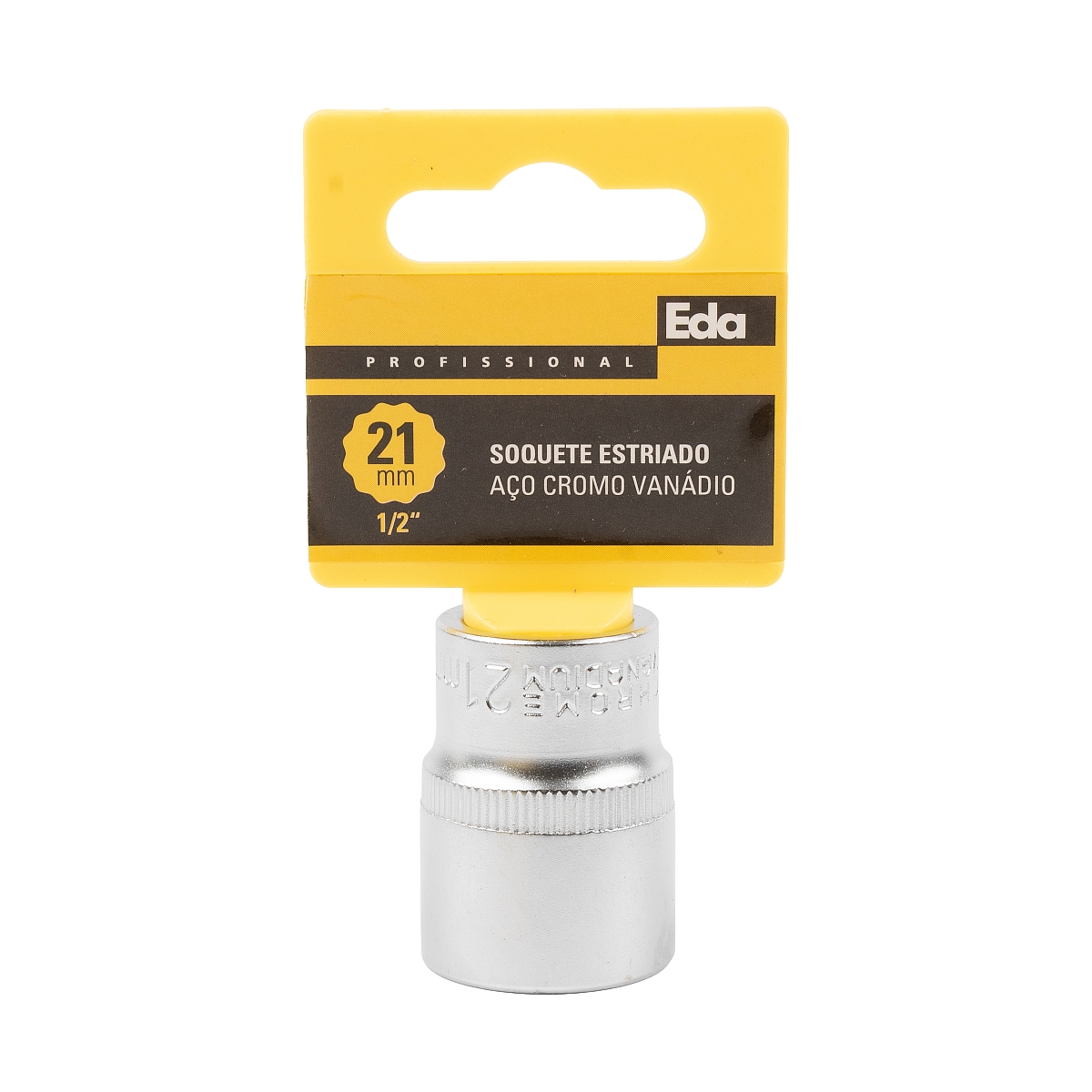 Soquete Estriado CR-V 1/2″ 21mm