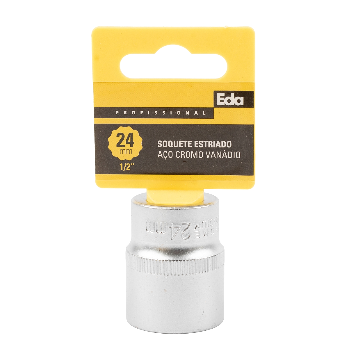 Soquete Estriado CR-V 1/2″ 24mm