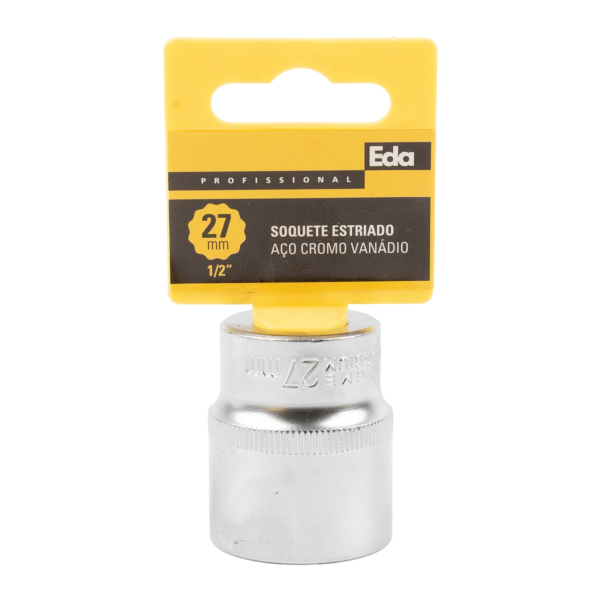 Soquete Estriado CR-V 1/2″ 27mm