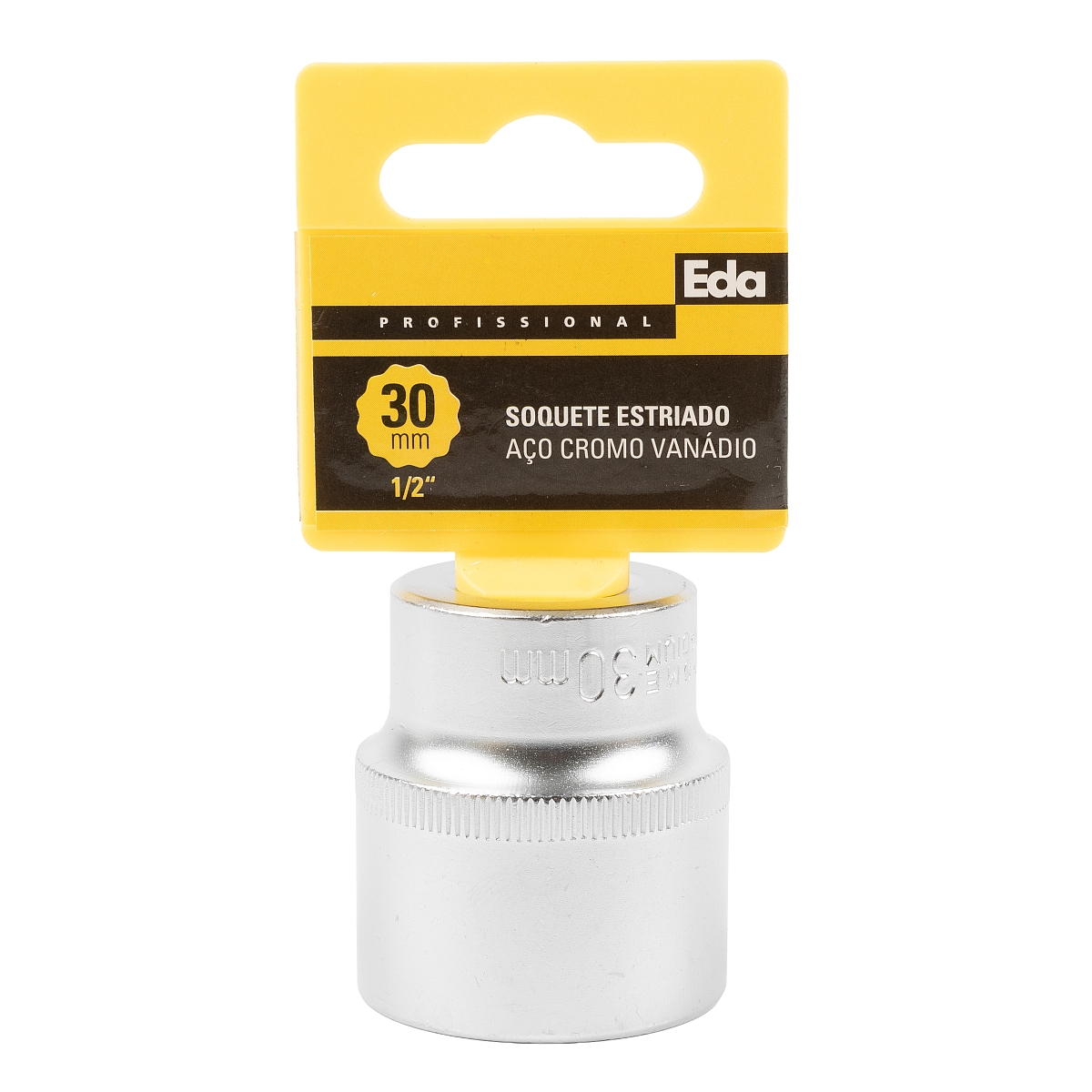 Soquete Estriado CR-V 1/2″ 30mm