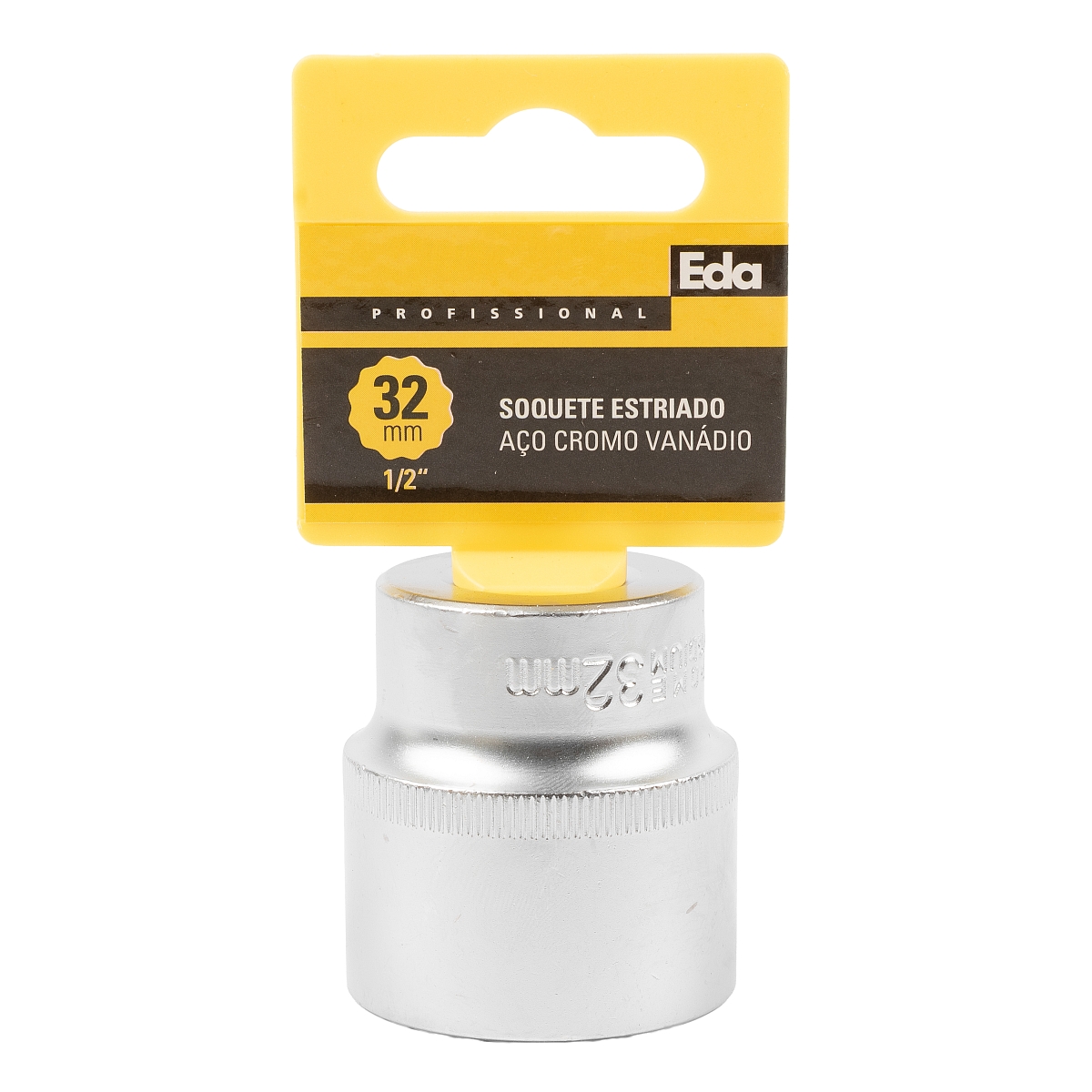 Soquete Estriado CR-V 1/2″ 32mm