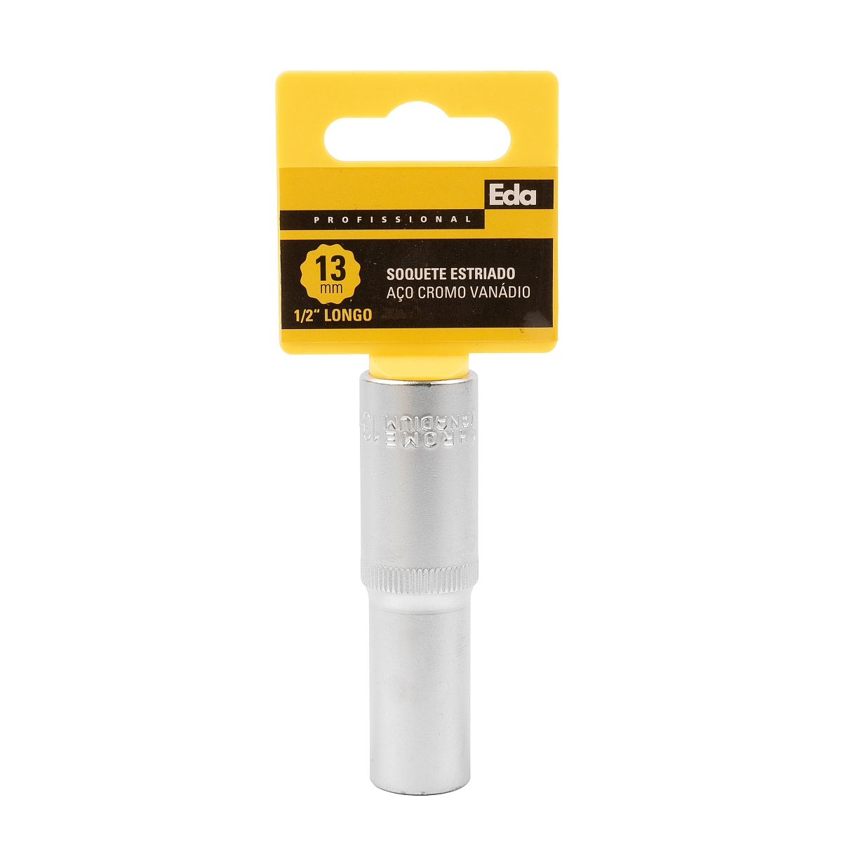 Soquete Estriado CR-V Longo 1/2″ 13mm