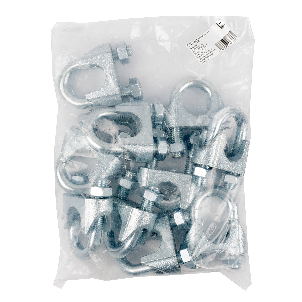 Clips para Cabo de Aço 1″ com 10 Peças