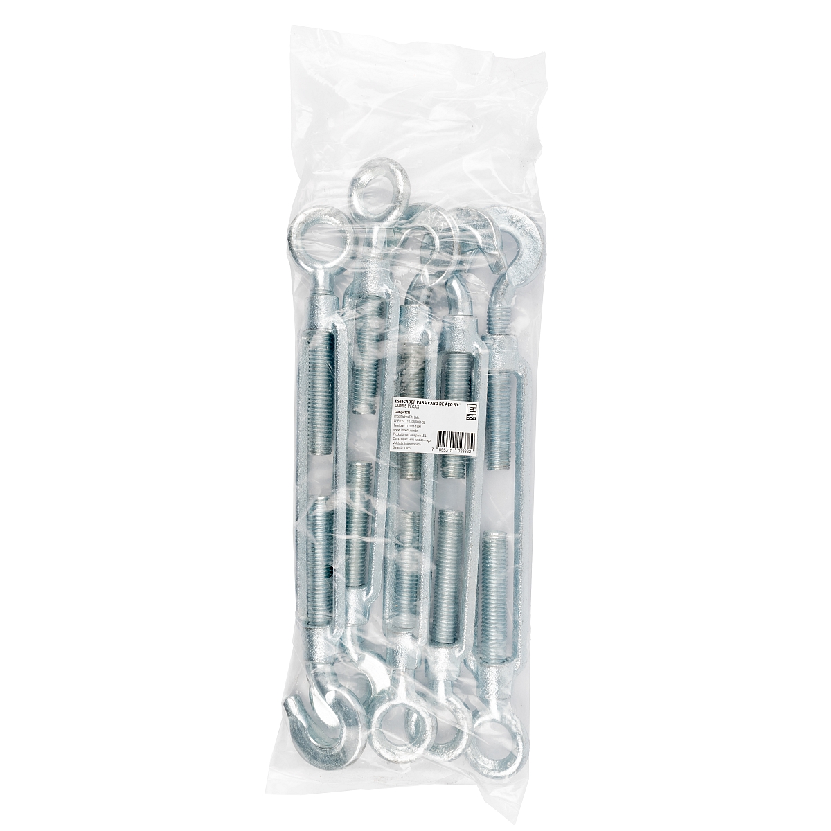 Esticador para Cabo de Aço 5/8″ com 5 Peças